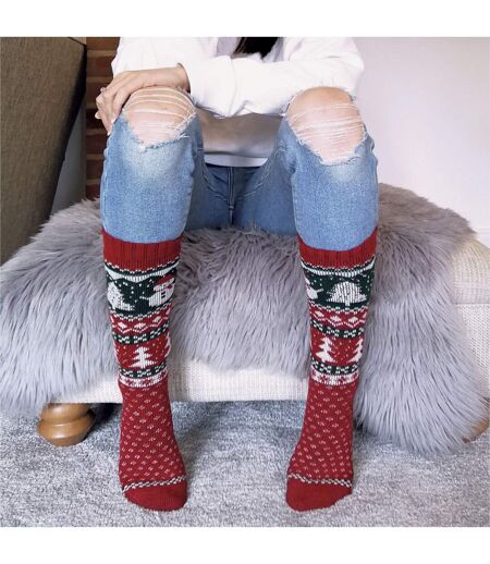 1 Pack Ladies Wool Christmas Novelty Socks
