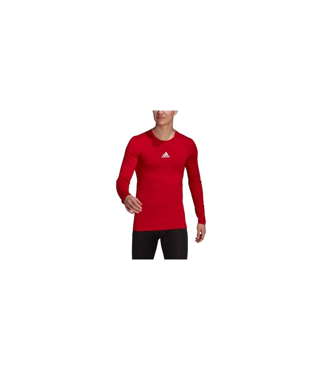 T-shirt Manches Longues Homme Rouge Adidas-1