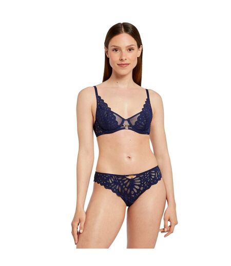 Soutien-gorge armature bleu marine Amélie