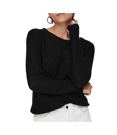 Pull noir femme only geena - m