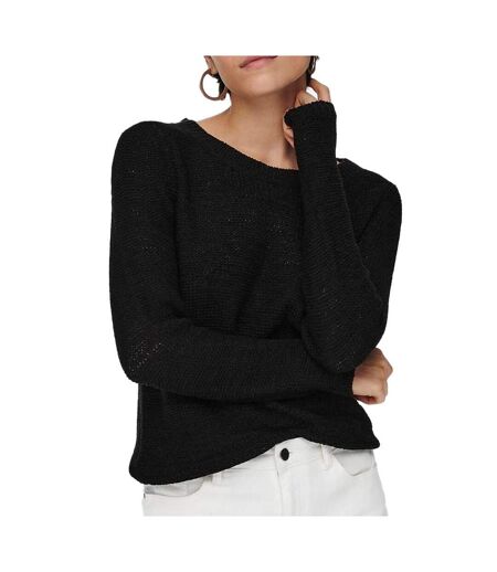 Pull noir femme only geena - m