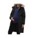Parka noire femme mamalicious jessi - l-3