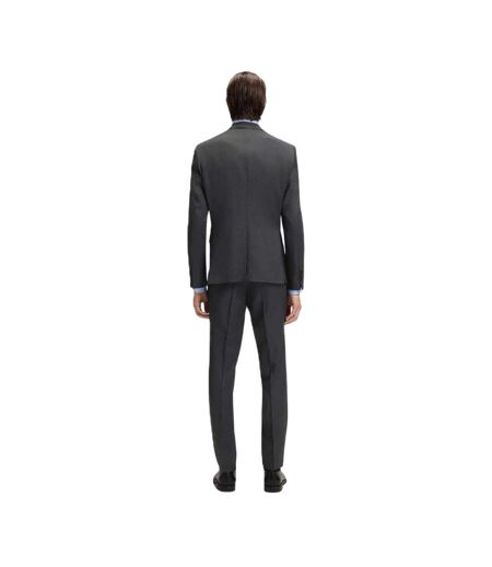 Veste De Costume Homme Gris Foncé Boss