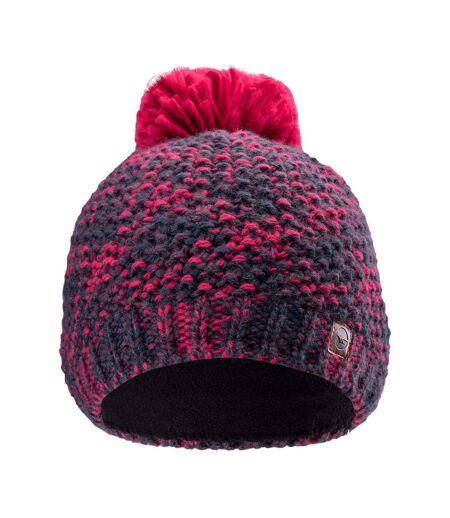 Bonnet D'hiver Halla Femme Bleu Nuit Rouge Persan Hi-Tec