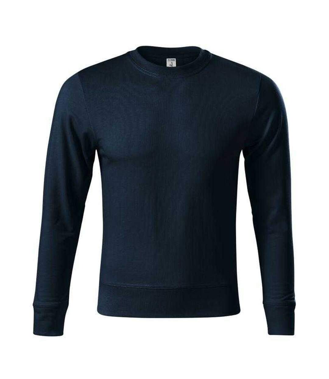 Mens Zero Straight Sweatshirt Navy Blue Malfini-1