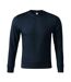 Mens Zero Straight Sweatshirt Navy Blue Malfini-1