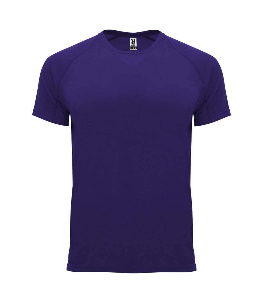 T-shirt bahrain homme mauve Roly-1