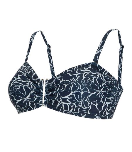 Haut De Maillot De Bain Aceana Floral Paradise Femme Bleu Marine Regatta