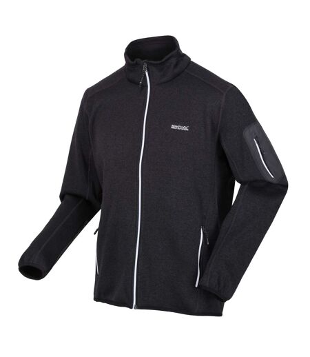 Mens newhill marl full zip fleece jacket ash Regatta