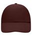 Casquette à visière coton - MB6111 - marron brun foncé-1