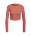 Womens/ladies Originals Slim Sports Crop Top Pink Adidas-2