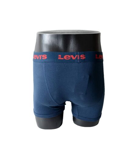 Pack de 2 Boxers Levi's® Trunk Ethan Bleu Navy   Rouge