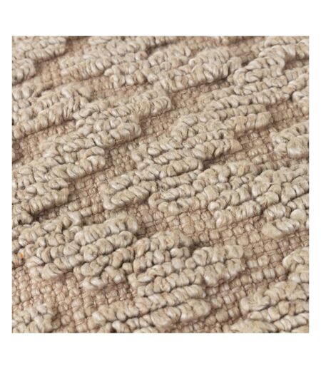 Calvay chunky textured cushion cover 50cm x 50cm taupe Yard