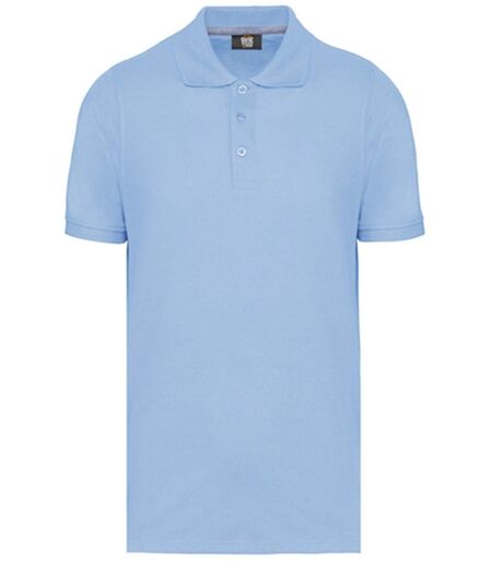 Polo manches courtes - Homme - WK274 - bleu ciel