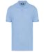 Polo manches courtes - Homme - WK274 - bleu ciel