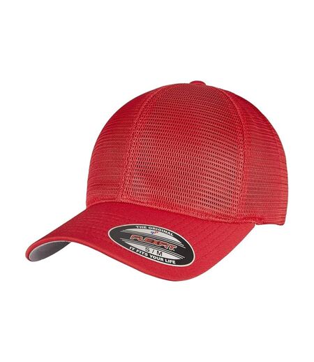 Casquette De Baseball Omnimesh Rouge Flexfit