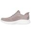 Womens/ladies bobs squad chaos current muse sports trainers taupe Skechers-2