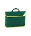 Quadra High-Vis Book Bag (Bottle Green) (One Size) - UTRW10034