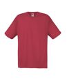 Fruit Of The Loom Mens Original Short Sleeve T-Shirt (Brick Red)
