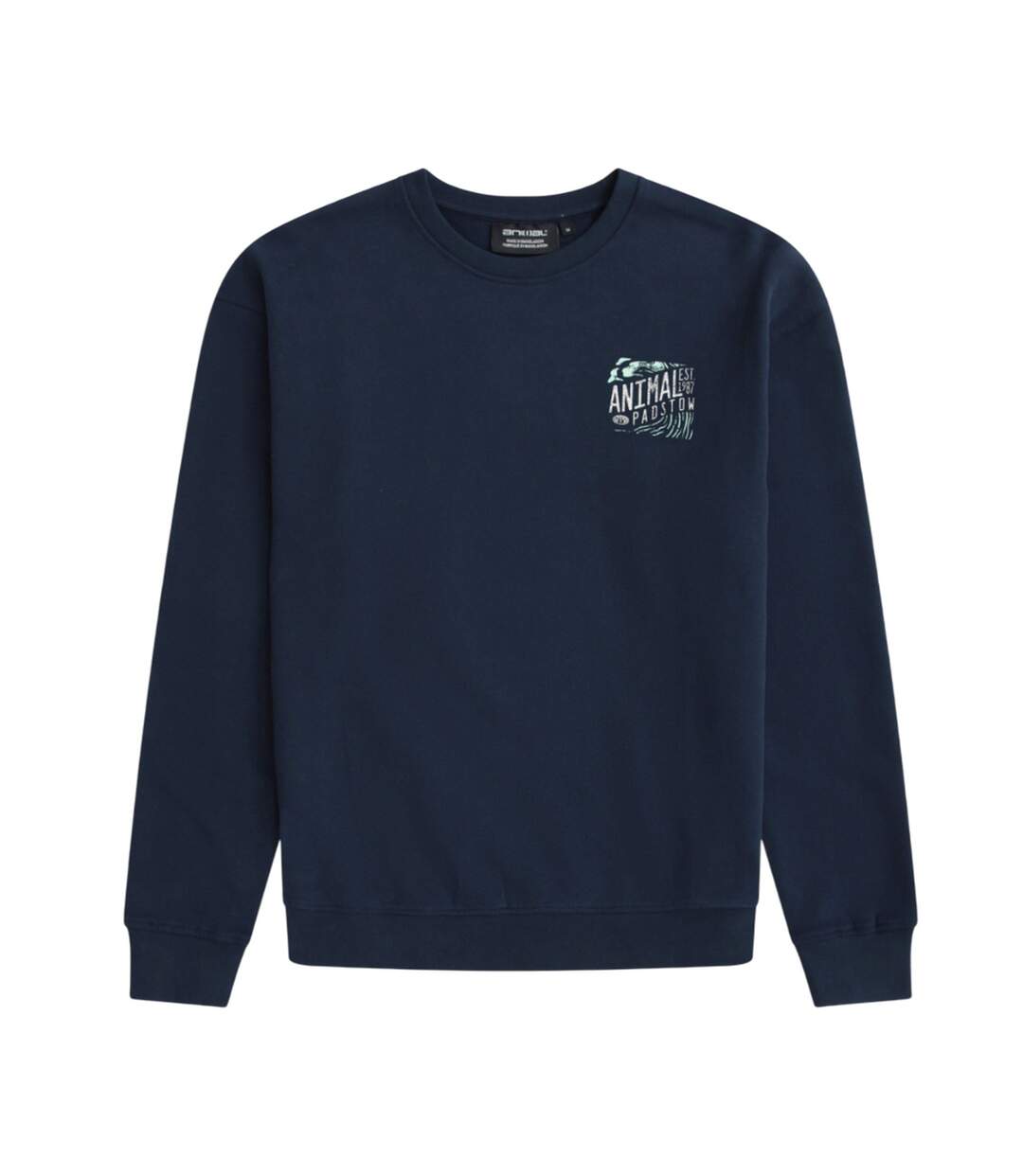 Sweat Jonah Padstow Homme Bleu Marine Animal-1
