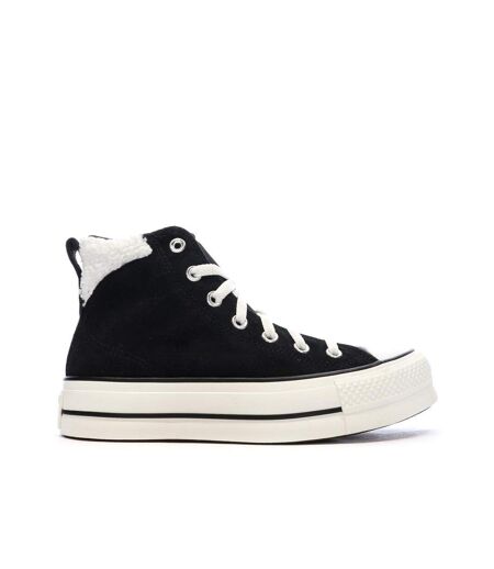 Baskets noires femme converse chuck taylor all star puff
