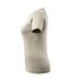 Womens/ladies Crossover Arras T-shirt Light Khaki Mascot-3
