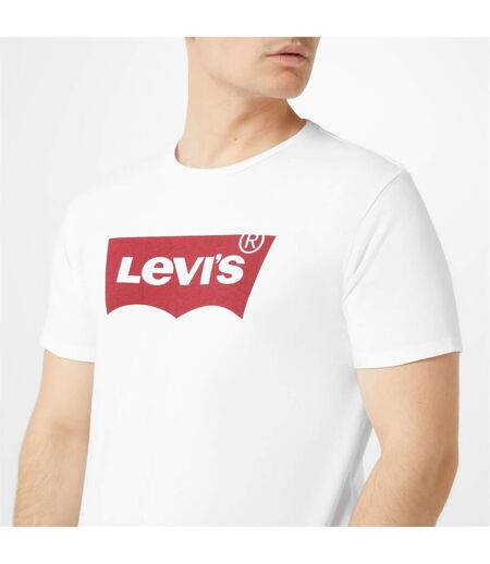 Mens Batwing Logo T-shirt White Levis