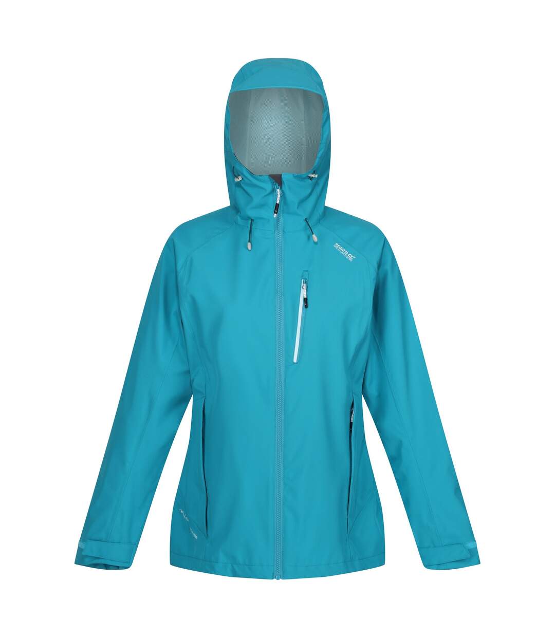 Womens/ladies Birchdale Shell Waterproof Jacket Tahoe Blue Bleached Aqua Regatta-1