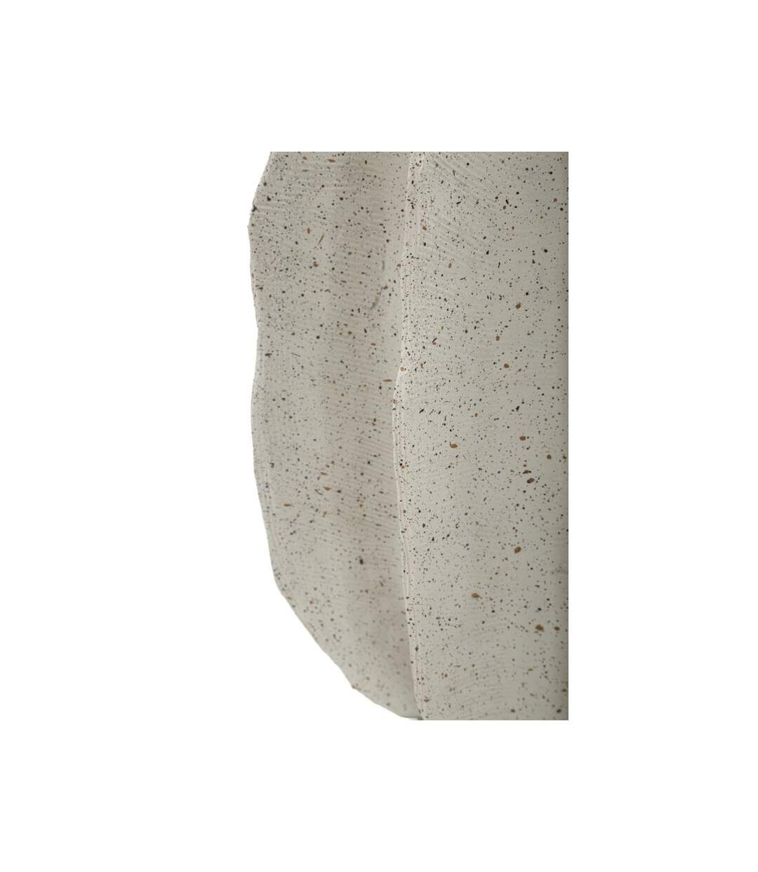 Vase Design en Résine Ester 40cm Blanc-3