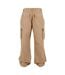 Pantalon À Poches Classic Homme Beige Build Your Brand-3