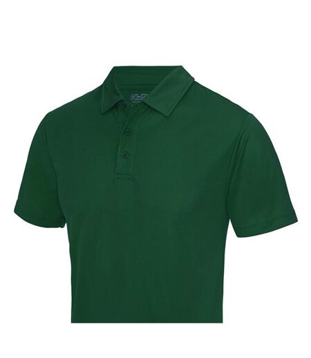Mens Cool Regular Polo Shirt Bottle Green Just Cool