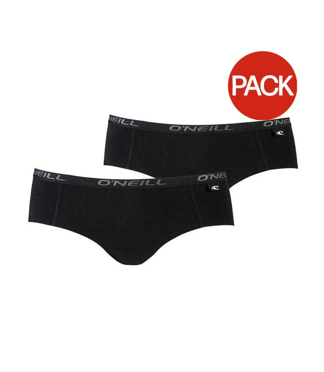 Sous-vêtements Motif/style Uni Hipster Femme Noir O´Neill-1