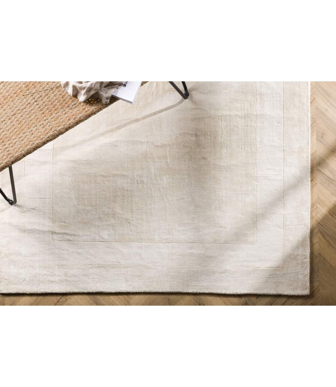 Tapis Déco Boston 162x230cm Blanc-3