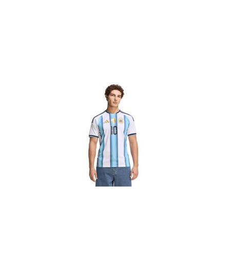 Mens Messi Home Shirt White Blue Adidas