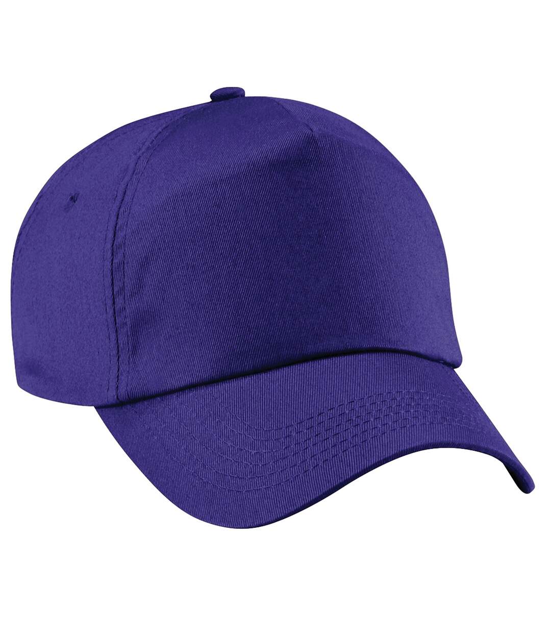 Casquette de baseball 100% coton adulte unisexe pourpre Beechfield-1