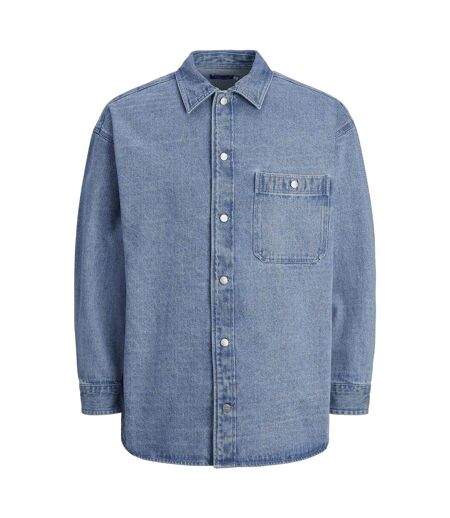 Mens Denim Pocket Overshirt Blue Jack And Jones