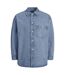 Mens Denim Pocket Overshirt Blue Jack And Jones-2