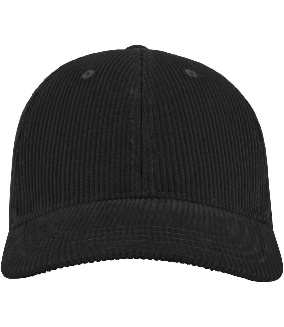 Unisex Adult Cordy S Corduroy Recycled Baseball Cap Black Atlantis-3