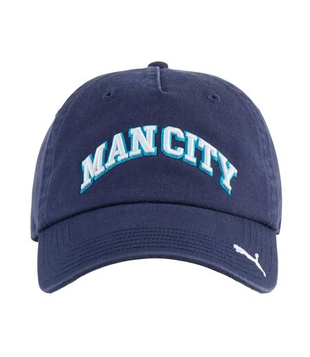 Casquette De Baseball Motif/style Manchester City Fc Bleu Nike