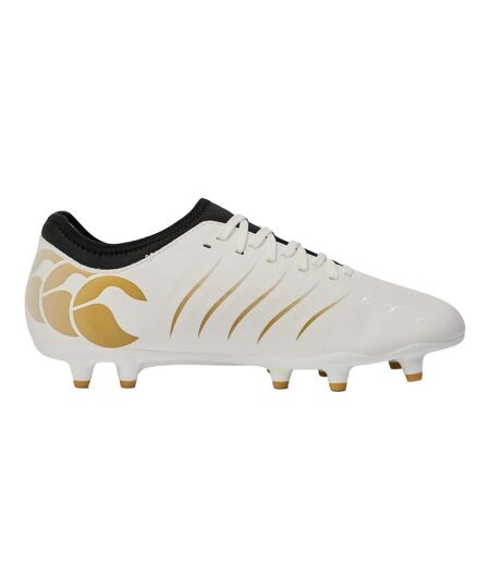 Unisex Adult Phoenix 2.0 Team Firm Ground Rugby Boots White Canterbury
