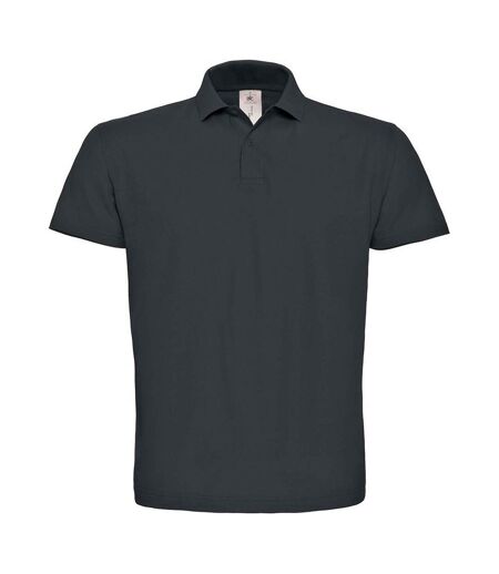 Mens id.001 cotton polo shirt antracite B&C