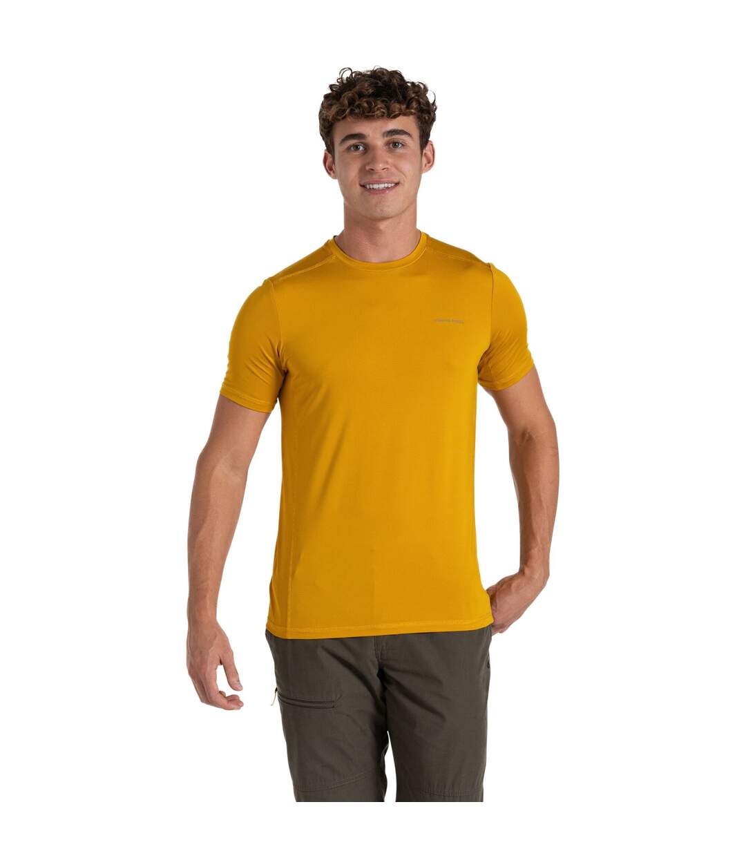 T-shirt charon homme jaune vif Craghoppers-4