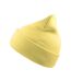 Unisex adult wind recycled cuffed beanie lemonade Atlantis-1