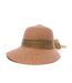 Chapeau de soleil en paille rose via lorenzo pan coupe ocean-1