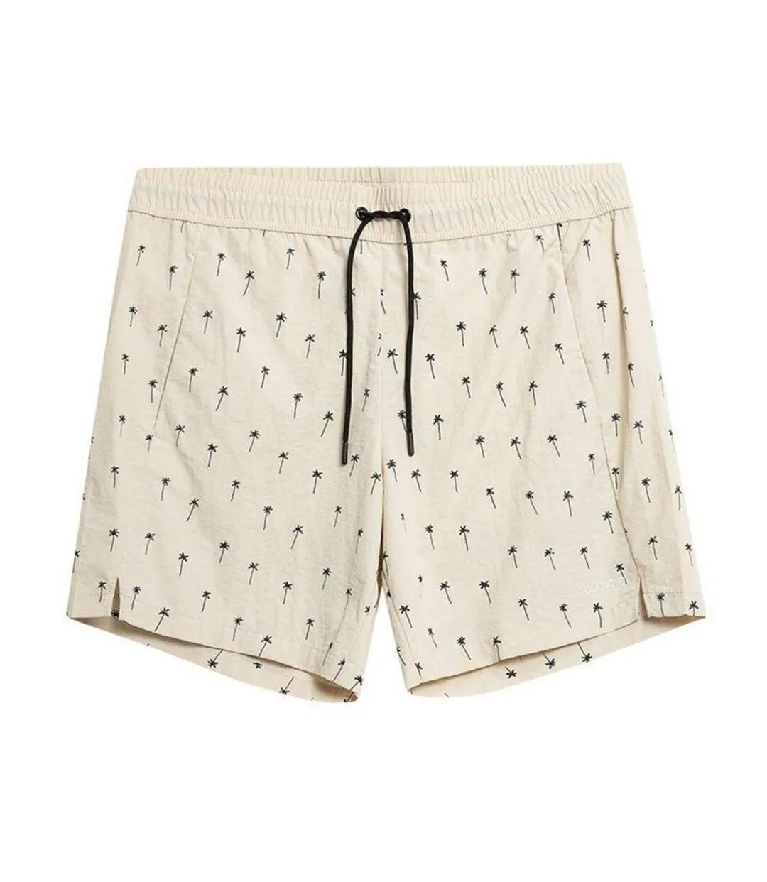 Short De Bain Motif/style Palmier Homme Beige Outhorn-2