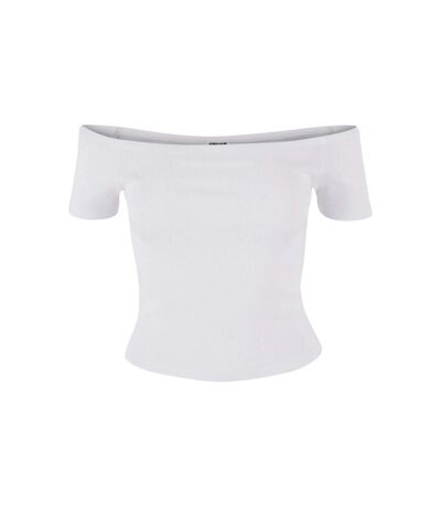 Haut Motif/style Côtelé Femme Blanc Urban Classics