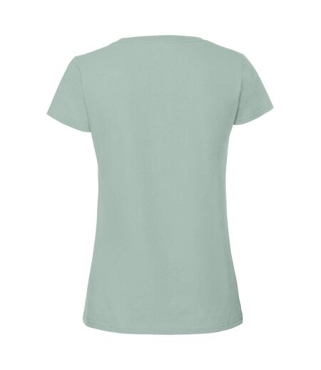 T-shirt femmes vert de gris Fruit of the Loom