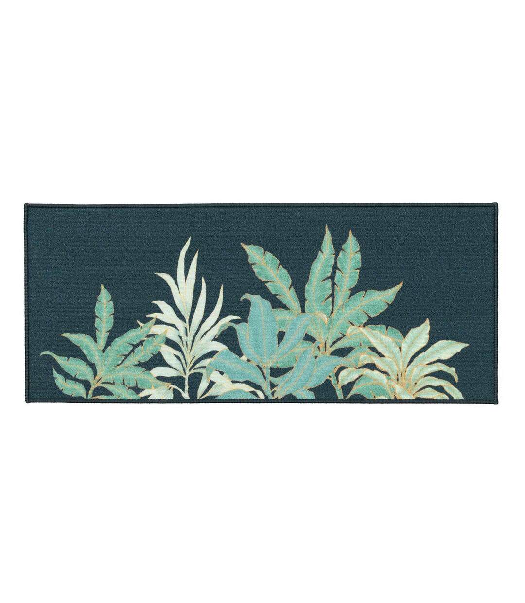 Tapis Déco Imprimé Vayana 50x120cm Vert-1