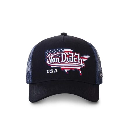 Casquette baseball USA noir Vondutch