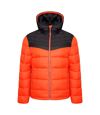 Dare 2B Mens Hot Shot Hooded Puffer Jacket (Amber Glow/Black)